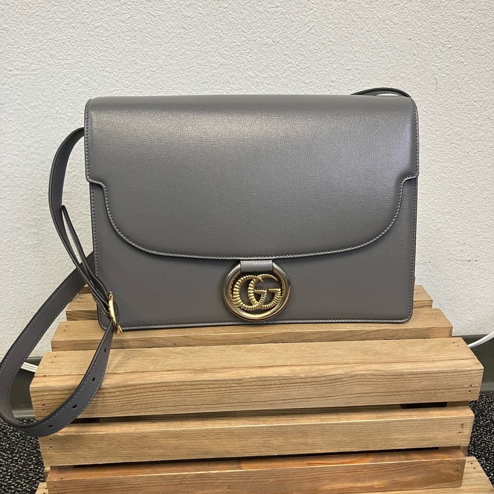 Gucci Grey Shoulder Bag